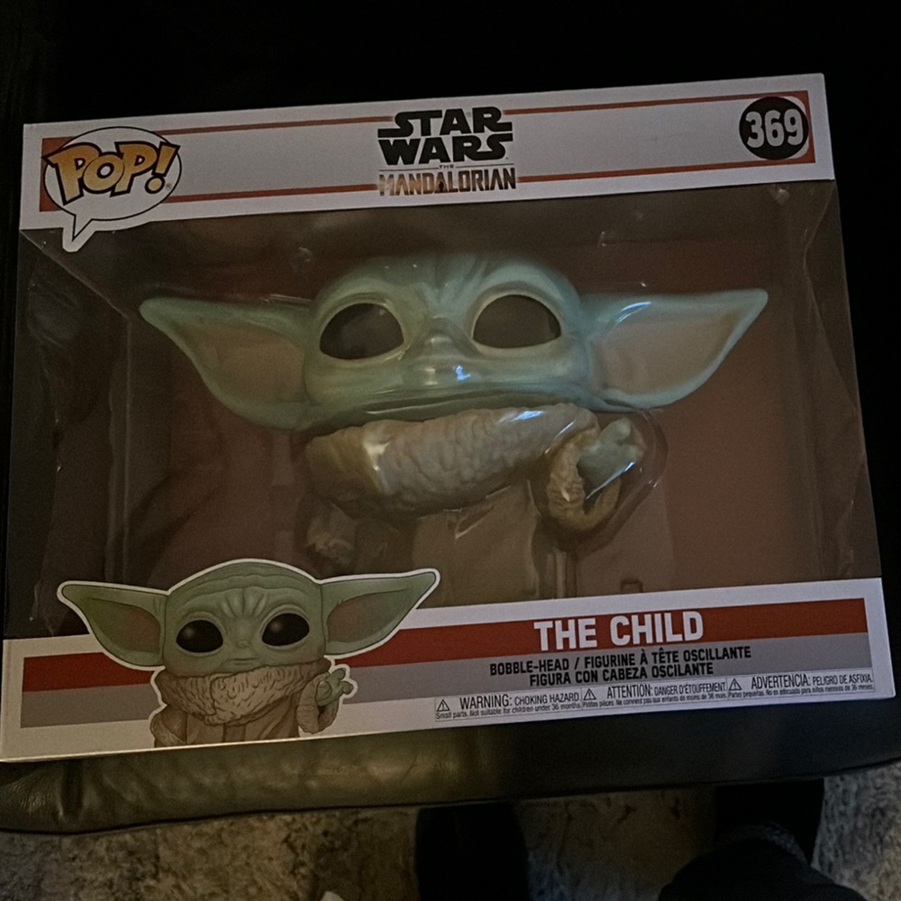 Funko Pop! Star Wars The Mandalorian The Child - Green and White Collectible